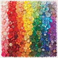 Galison Puzzle Dúhové gombíky 500 dielikov