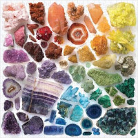 Galison Puzzle Dúhové kryštály 500 dielikov