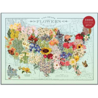 Galison Puzzle Kvety USA 1000 dielikov