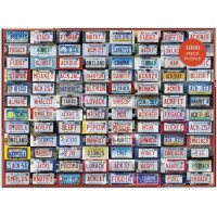 Galison Puzzle Koláž ŠPZ 1000 dielikov
