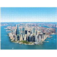 Galison Obojstranné puzzle New York City Gray Malin 500 dielikov