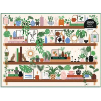 Galison Puzzle Police s rastlinami 1000 dielikov