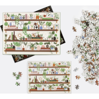 Galison Puzzle Police s rastlinami 1000 dielikov