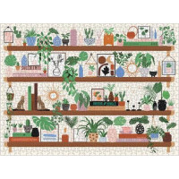Galison Puzzle Police s rastlinami 1000 dielikov