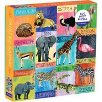 Mudpuppy Puzzle Safari koláž 500 dielikov Mudpuppy Puzzle Safari koláž 500 dielikov