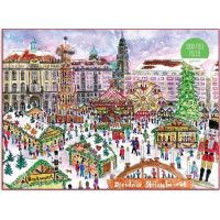 Galison Puzzle Vianočný trh 1000 dielikov