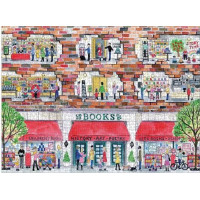 Galison Puzzle Deň v kníhkupectve 1000 dielikov
