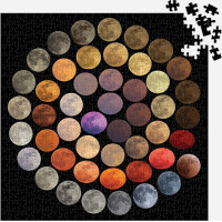 Galison Puzzle Farby Mesiaca 500 dielikov