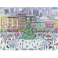 Galison Puzzle Vianoce v meste 1000 dielikov