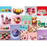Brain Tree Puzzle Tortičky Cupcakes 500 dielikov