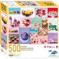 Brain Tree Puzzle Tortičky Cupcakes 500 dielikov