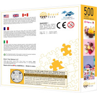 Brain Tree Puzzle Tortičky Cupcakes 500 dielikov