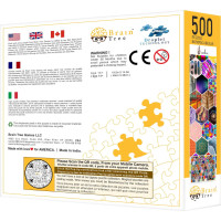 Brain Tree Puzzle Obrázkové dlaždice 500 dielikov