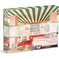 Galison Puzzle obojstranné Psy v hoteli Beverly Hills 500 dielikov