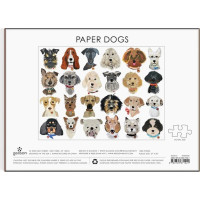 Galison Puzzle Papierové psy 1000 dielikov