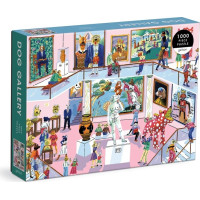Galison Puzzle Psie galérie 1000 dielikov