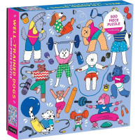 Mudpuppy Cvičiace psy 500 dielikov Mudpuppy Cvičiace psy 500 dielikov