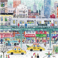 Galison Puzzle V newyorskom metre 500 dielikov