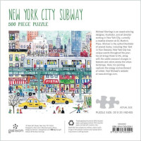 Galison Puzzle V newyorskom metre 500 dielikov