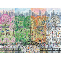 Galison Puzzle Psí park 4 ročné obdobia 1000 dielikov