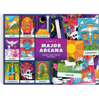 Galison Obojstranné puzzle Major Arcana 500 dielikov