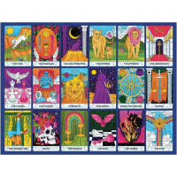 Galison Obojstranné puzzle Major Arcana 500 dielikov
