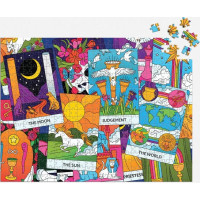 Galison Obojstranné puzzle Major Arcana 500 dielikov
