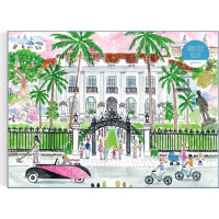 Galison Puzzle Slnečný deň v Palm Beach 1000 dielikov