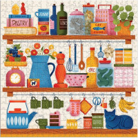 Galison Puzzle Základné kuchynské potreby 500 dielikov