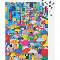 Galison Puzzle Dáždniková ulička 1000 dielikov