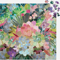 Galison Puzzle Mozaika zo sukulentov 500 dielikov