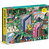 Galison Puzzle Knižný svet 1000 dielikov