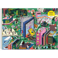 Galison Puzzle Knižný svet 1000 dielikov