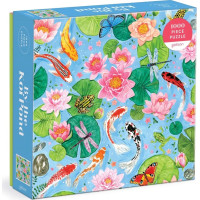 Galison Puzzle Rybníček s Koi kapry 1000 dielikov