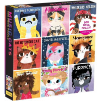 Mudpuppy Puzzle Music Cats 500 dielikov