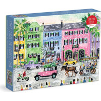 Galison Puzzle Michaela Storrings Vianoce v Charlestone 1000 dielikov