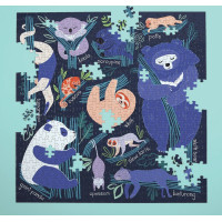 Mudpuppy Puzzle Zdriemnutie na stromoch 500 dielikov
