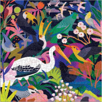 Mudpuppy Puzzle Vtáky - svietia v tme 500 dielikov
