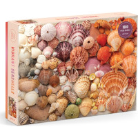 Galison Puzzle Žiarivé mušle 1000 dielikov