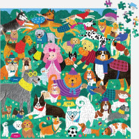 Mudpuppy Rodinné puzzle Psí deň v parku 500 dielikov