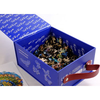 EscapeWelt Drevené luminiscenčné puzzle Páv 500 dielikov