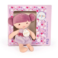 Doudou Jolijou Bábika Elsa 16 cm fialová