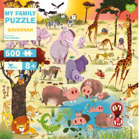 Magellan Rodinné puzzle Savana 500 dielikov
