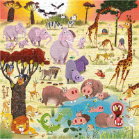 Magellan Rodinné puzzle Savana 500 dielikov