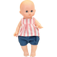 Petitcollin Bábika 28 cm v kabínke Petit Câlin Deauville