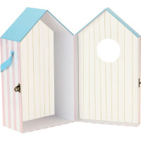 Petitcollin Bábika 28 cm v kabínke Petit Câlin Deauville
