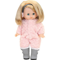Petitcollin Bábika 28 cm v kufríku Câlinette Elsa