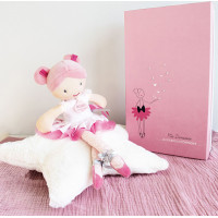 Doudou Jolijou Bábika baletka Lily Rose 36 cm
