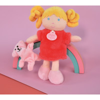 Doudou Jolijou Bábika Miss Coral 21 cm