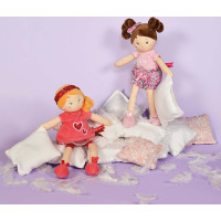 Doudou Jolijou Bábika LES PIPELLETTES 25 cm 1 ks